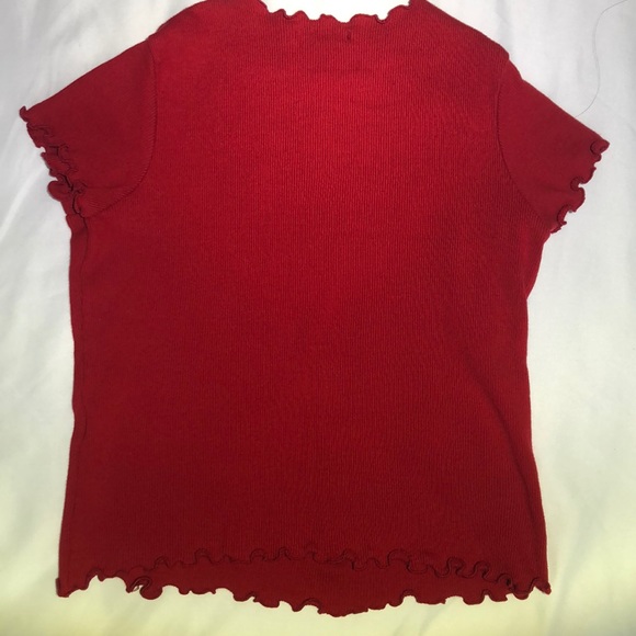 Rare, Red, Brandy Melville, Crop Top - Picture 2 of 4